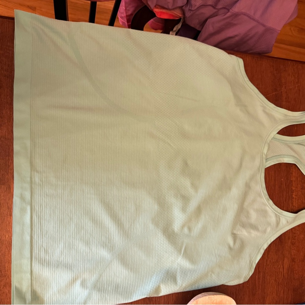 Lululemon Athletica Light Green Tank Top